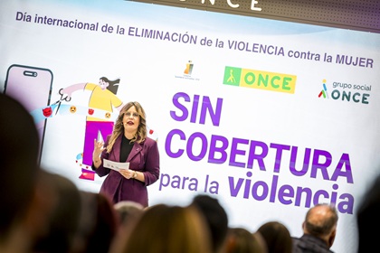 Eva Vilaplana durante el acto.