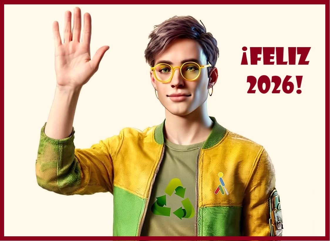 Sindi deseando Feliz 2026