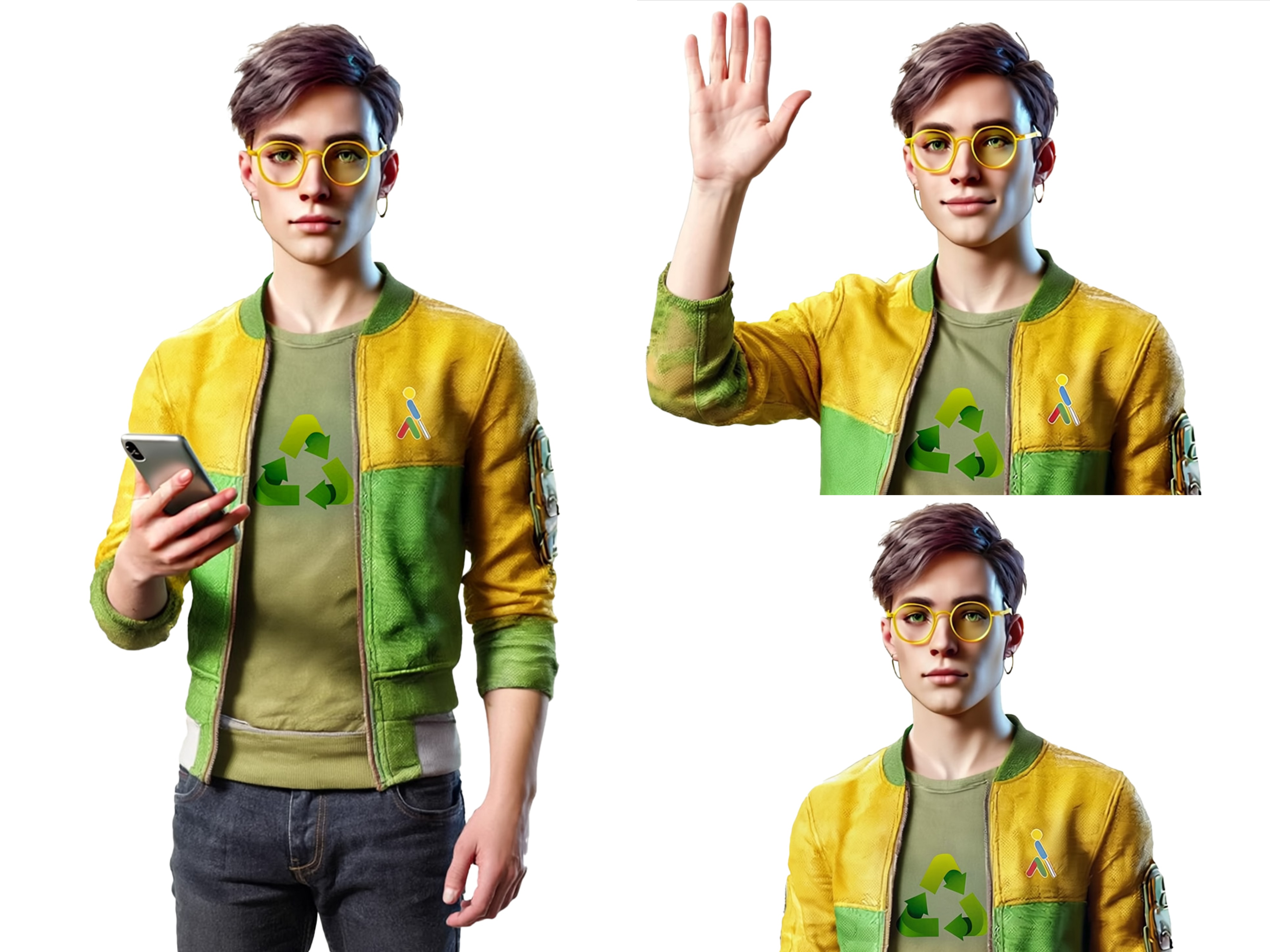 Collage diferentes imágenes del avatar del Boletín IDS